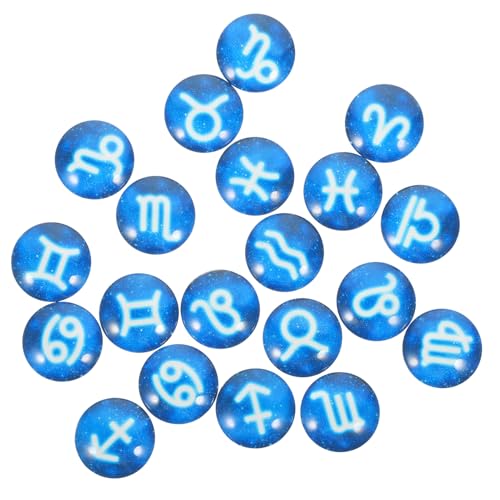 GALPADA 20 Stück DIY Glas Cabochons Tierkreiszeichen Muster Schmuckherstellung Langlebige Flache Rückseite Kreative Edelstein Kuppel für Anhänger und Schlüsselanhänger Basteln GALPADA 20 Stück DIY Glas Cabochons Tierkreiszeichen Muster Schmuckherstellung Langlebige Flache Rückseite Kreative Edelstein Kuppel für Anhänger und Schlüsselanhänger Basteln von GALPADA