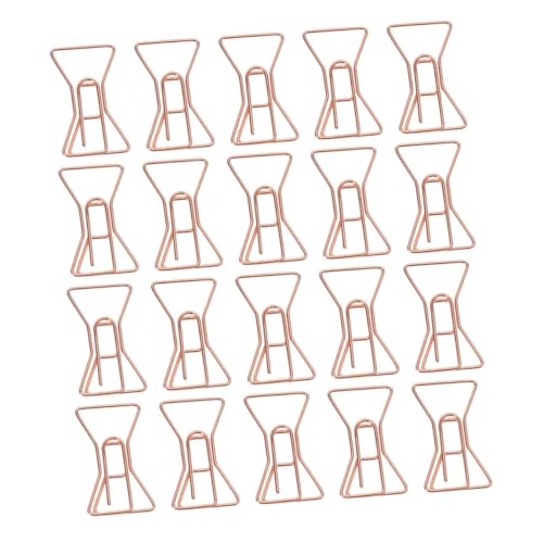 GALPADA 20 Stück Dekorative Metall Büroklammern Schmetterlingsform Stilvolle Papierclips für Notizen Bücher und Scrapbooking Praktische Büroklammern für Organisation und Gestaltung von GALPADA