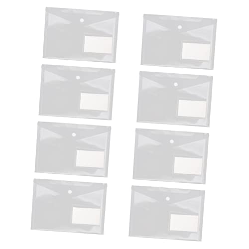 GALPADA 20 Stück Dokumentenmappe Teilig Transparente Datei Organizer mit Druckknopf für Quittungen Visitenkarten und Notizen Leicht Tragbar Aus Hochwertigem Material von GALPADA