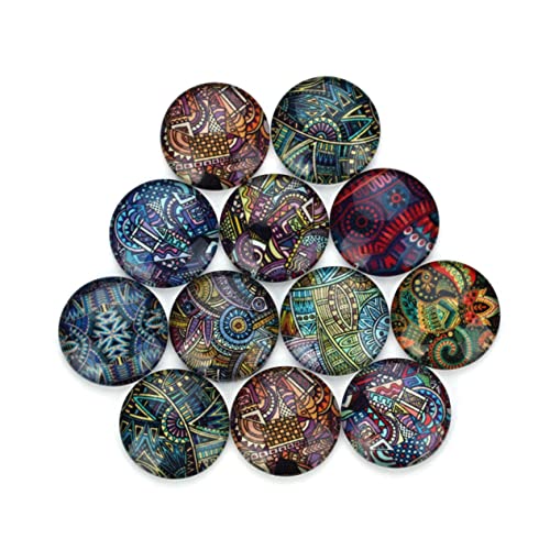 GALPADA 20 Stück Geometrische DIY Schmuckaccessoires Bunte Patch Schnitte für Schmuckherstellung Imitierte Edelsteine für Kreative Bastelprojekte von GALPADA