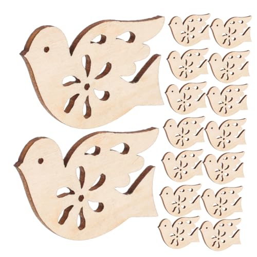 GALPADA 20 Stück Holzscheiben Friedenstaube Bastelanhänger aus Holz zum Bemalen Leichte Naturholzscheiben für DIY Dekoration Sichere Holzverzierung für Kreative Bastelprojekte GALPADA 20 Stück Holzscheiben Friedenstaube Bastelanhänger aus Holz zum Bemalen Leichte Naturholzscheiben für DIY Dekoration Sichere Holzverzierung für Kreative Bastelprojekte von GALPADA