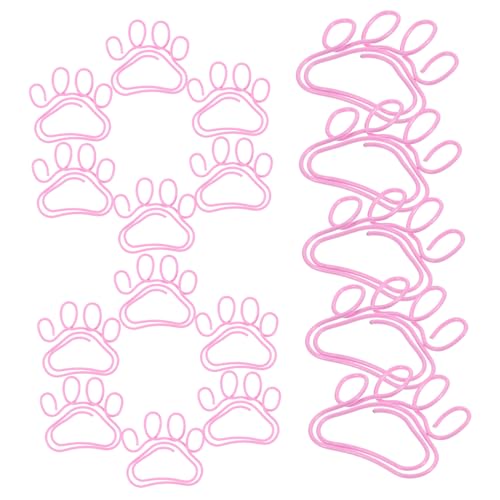 GALPADA 20 Stück Kreative Packung Katzenkrallen Papierklammern Metall Clips Lustige Büroklammern für Dokumente Notizen und für Schule und Büro von GALPADA