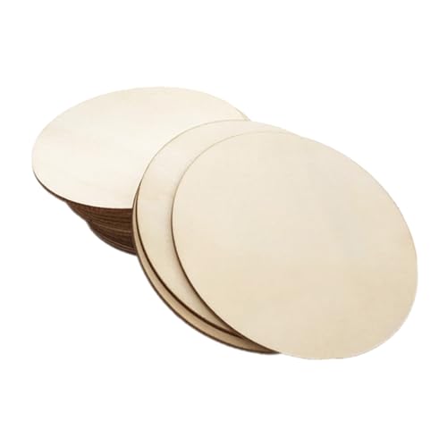 GALPADA 20 Stück Runde Holzscheiben Naturbelassene Holzrohlinge Blanke DIY Bastelplatten für Kreative Handarbeiten und Kinderkunstprojekte GALPADA 20 Stück Runde Holzscheiben Naturbelassene Holzrohlinge Blanke DIY Bastelplatten für Kreative Handarbeiten und Kinderkunstprojekte von GALPADA