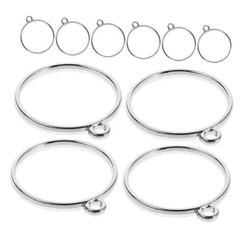 GALPADA 20 Stück Runde Offene Rückseite Lünette Anhänger für DIY Schmuckherstellung Silberfarbene Hohlrahmen für Epoxidharz Bastelprojekte GALPADA 20 Stück Runde Offene Rückseite Lünette Anhänger für DIY Schmuckherstellung Silberfarbene Hohlrahmen für Epoxidharz Bastelprojekte von GALPADA