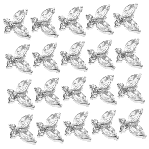 GALPADA 20 Stück Schmetterling Nagel Charms Glitzernde Dekorationen für Nagelkunst und Maniküre für DIY und Professionelle Nagelstudios Einfache Anwendung für Atemberaubende Nägel GALPADA 20 Stück Schmetterling Nagel Charms Glitzernde Dekorationen für Nagelkunst und Maniküre für DIY und Professionelle Nagelstudios Einfache Anwendung für Atemberaubende Nägel von GALPADA