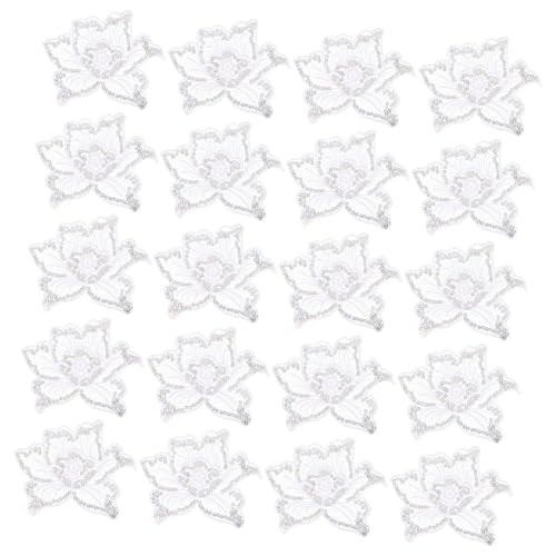 GALPADA 20 Stück Teiliges Blumen Applikationen Weiß Bestickte Patches zum Aufnähen und Bügeln Strapazierfähige Stoffaufnäher für Kleidung Taschen Hüte DIY Dekoration und Reparatur GALPADA 20 Stück Teiliges Blumen Applikationen Weiß Bestickte Patches zum Aufnähen und Bügeln Strapazierfähige Stoffaufnäher für Kleidung Taschen Hüte DIY Dekoration und Reparatur von GALPADA