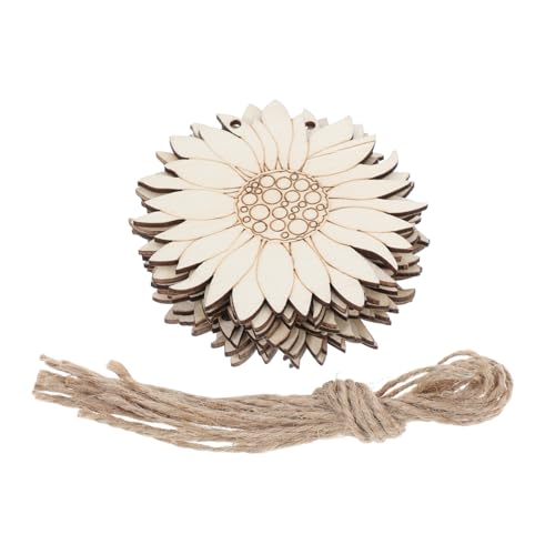 GALPADA 20 Stück Teiliges DIY Holz Sonnenblumen Wanddekor Handgefertigte Naturholz Blumen zum Bemalen Kreative Garten und Wohnraumdekoration Kinderfreundlich Vielseitig für Wand Balkon GALPADA 20 Stück Teiliges DIY Holz Sonnenblumen Wanddekor Handgefertigte Naturholz Blumen zum Bemalen Kreative Garten und Wohnraumdekoration Kinderfreundlich Vielseitig für Wand Balkon von GALPADA