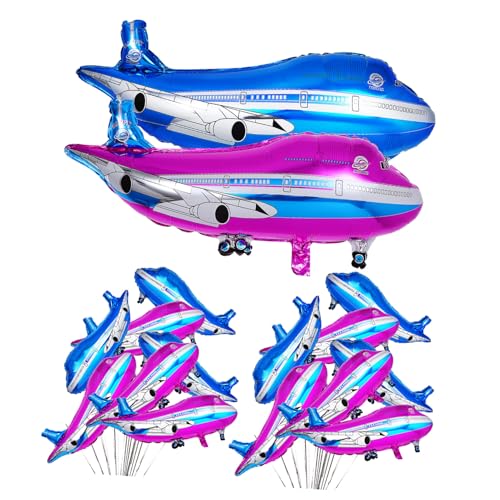 GALPADA 20 Stück Teiliges Flugzeug Partydekoration Langlebig aus Aluminiumfolie für Kindergeburtstag Foto requisite Einzigartig Geeignet für Luftfahrt events und Feierlichkeiten von GALPADA