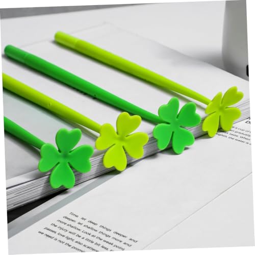 GALPADA 20 Stück Teiliges Gelstifte mit Vierblättrigem Blumen design Tragbare Polyethylen kugelschreiber für Schüler Superglattes Schreiben Süße Stifte in Grün für Schule und Büro GALPADA 20 Stück Teiliges Gelstifte mit Vierblättrigem Blumen design Tragbare Polyethylen kugelschreiber für Schüler Superglattes Schreiben Süße Stifte in Grün für Schule und Büro von GALPADA