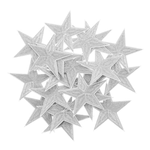 GALPADA 20 Stück Teiliges Gestickte Stern applikationen zum Aufbügeln und Aufnähen Silberne Eisen patches für Jeans Kleidung Hüte Jacken Kreative Textil dekoration GALPADA 20 Stück Teiliges Gestickte Stern applikationen zum Aufbügeln und Aufnähen Silberne Eisen patches für Jeans Kleidung Hüte Jacken Kreative Textil dekoration von GALPADA