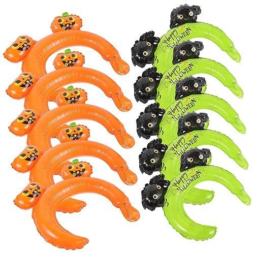 GALPADA 20 Stück Teiliges Halloween Luftballon Stirnband Bunte Cartoon Kopfschmuck mit Spinnen und Kürbissen Wiederverwendbar Leicht Aufzublasen für Kostümparty Bar Ktv und Dekoration GALPADA 20 Stück Teiliges Halloween Luftballon Stirnband Bunte Cartoon Kopfschmuck mit Spinnen und Kürbissen Wiederverwendbar Leicht Aufzublasen für Kostümparty Bar Ktv und Dekoration von GALPADA
