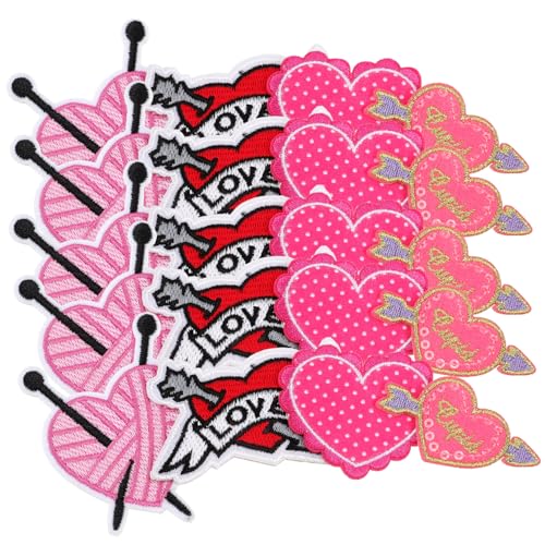 GALPADA 20 Stück Teiliges Herz Aufbügelflicken Bestickte Herz Patches zum Aufbügeln Leichte Kompakte Stoffapplikationen für Kleidung Jeans Taschen Hüte DIY Reparatur und Dekoration GALPADA 20 Stück Teiliges Herz Aufbügelflicken Bestickte Herz Patches zum Aufbügeln Leichte Kompakte Stoffapplikationen für Kleidung Jeans Taschen Hüte DIY Reparatur und Dekoration von GALPADA
