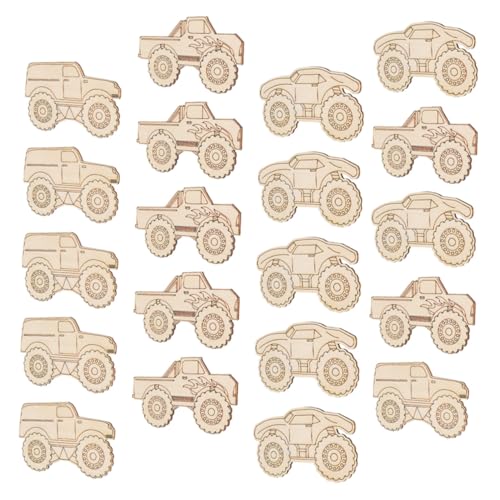 GALPADA 20 Stück Teiliges Holz bastelset mit Lkw motiv Ungefertigte Holzscheiben zum Bemalen DIY malspaß für Inklusive Graffiti werkzeugen für Kreative Gruppenaktivitäten und Partydeko GALPADA 20 Stück Teiliges Holz bastelset mit Lkw motiv Ungefertigte Holzscheiben zum Bemalen DIY malspaß für Inklusive Graffiti werkzeugen für Kreative Gruppenaktivitäten und Partydeko von GALPADA