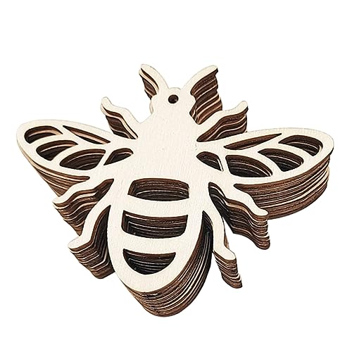 GALPADA 20 Stück Teiliges Holzscheiben Anhänger mit Bienenmotiv Design Hohlgeschnittene Holzdekoration für Bastelprojekte und Wohnaccessoires GALPADA 20 Stück Teiliges Holzscheiben Anhänger mit Bienenmotiv Design Hohlgeschnittene Holzdekoration für Bastelprojekte und Wohnaccessoires von GALPADA