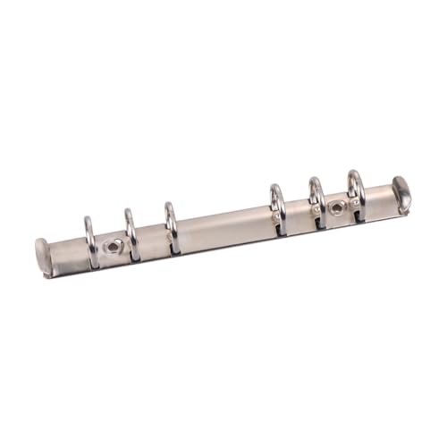 GALPADA 20 Stück Teiliges Metall Loose Leaf Binder Langlebige Silberne Ringordnerclips für Büro Schule und Scrapbooking Leichtes Tragbares Metallordnerzubehör von GALPADA