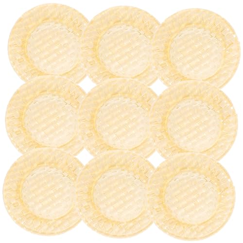 GALPADA 20 Stück Teiliges Mini Gewebte Puppenhüte Leichte DIY Papierhüte als Kleine Dekoration und Accessoire für Puppen Handgefertigte Ornamente für Bastelprojekte und Partydeko von GALPADA