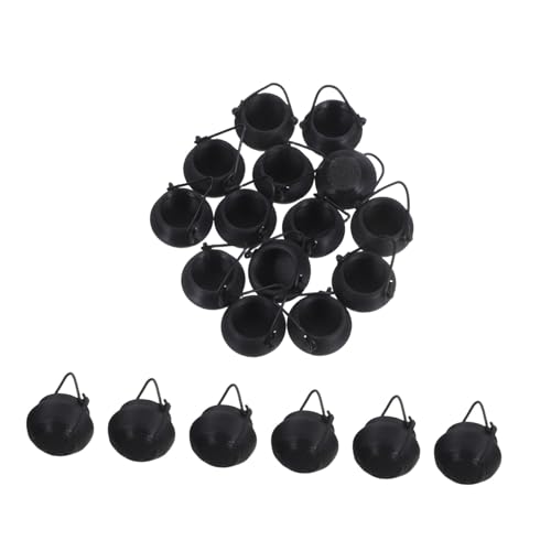 GALPADA 20 Stück Teiliges Mini aus Kunststoff mit Griff Kleine Halloween Dekoration Vielseitig als Süßigkeitenbehälter und Partyaccessoire für Gruselfeste und Halloween von GALPADA