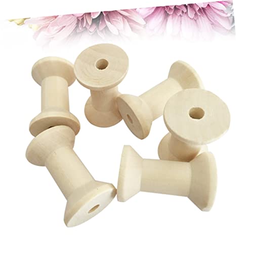 GALPADA 20 Stück Teiliges Natürliche Holzspulen Unvollendete Garnwickler zum Bemalen und Färben Vielseitige Organizer für Nähgarn Bastelroller für DIY Holzspulen Ornamente GALPADA 20 Stück Teiliges Natürliche Holzspulen Unvollendete Garnwickler zum Bemalen und Färben Vielseitige Organizer für Nähgarn Bastelroller für DIY Holzspulen Ornamente von GALPADA