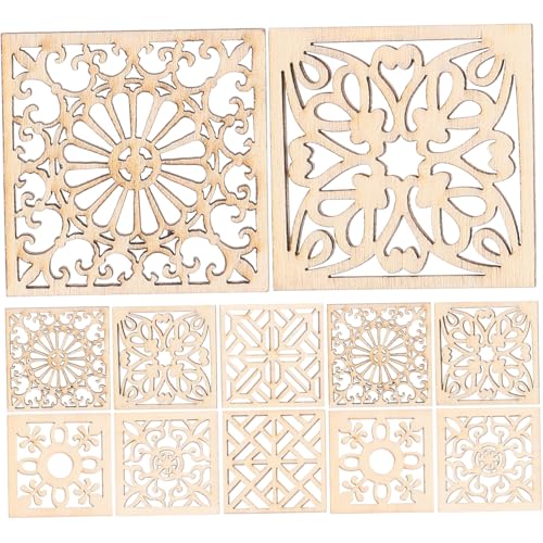 GALPADA 20 Stück Teiliges Quadratisches Holz deko Floralem Ausschnitt Natürliche Holzstücke für DIY bastelprojekte Boho stil Holzscheiben mit Hanfseil für Handbemalung und Partydekoration GALPADA 20 Stück Teiliges Quadratisches Holz deko Floralem Ausschnitt Natürliche Holzstücke für DIY bastelprojekte Boho stil Holzscheiben mit Hanfseil für Handbemalung und Partydekoration von GALPADA