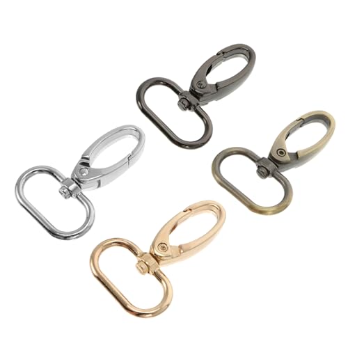 GALPADA 20 Stück Teiliges Schlüsselanhänger Drehbarem Karabinerhaken Langlebige Legierung Vielseitig für DIY handtaschen Schlüsselketten Hundeleinen Bastelprojekte Sichere von GALPADA