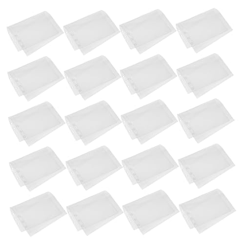 GALPADA 20 Stück Teiliges Transparente Binder Taschen aus Langlebigem PVC Vielseitige Dokumententaschen für Ringordner Praktische Aufbewahrung von Belegen Karten und Notizen für Büro GALPADA 20 Stück Teiliges Transparente Binder Taschen aus Langlebigem PVC Vielseitige Dokumententaschen für Ringordner Praktische Aufbewahrung von Belegen Karten und Notizen für Büro von GALPADA
