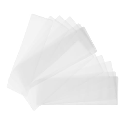 GALPADA 20 Stück Teiliges Transparente PVC Lesezeichenhüllen mit Loch Wasserfeste Bruchfeste Schutzhüllen für Kreative DIY Lesezeichen Sublimation Blanko Bookmark Sleeves für GALPADA 20 Stück Teiliges Transparente PVC Lesezeichenhüllen mit Loch Wasserfeste Bruchfeste Schutzhüllen für Kreative DIY Lesezeichen Sublimation Blanko Bookmark Sleeves für von GALPADA