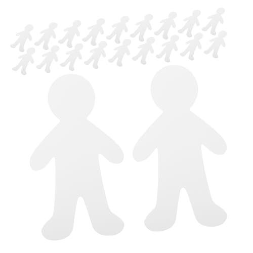 GALPADA 20 Stück Teiliges Weiße Kartonfiguren für Robuste Menschen Silhouetten aus Stabilem Karton Vielseitige DIY Malvorlagen für Kindergarten und Kunstprojekte GALPADA 20 Stück Teiliges Weiße Kartonfiguren für Robuste Menschen Silhouetten aus Stabilem Karton Vielseitige DIY Malvorlagen für Kindergarten und Kunstprojekte von GALPADA