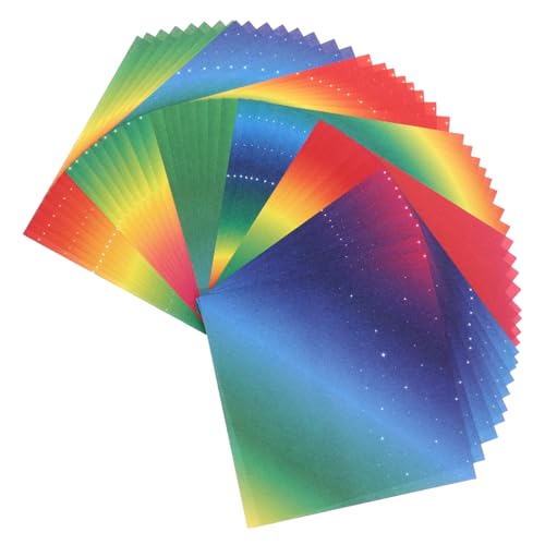 GALPADA 200 Blatt Doppelseitiges Origami Papier für Farbverlauf für DIY Kunsthandwerk Scrapbooking und Bastelprojekte für Jung und Alt von GALPADA