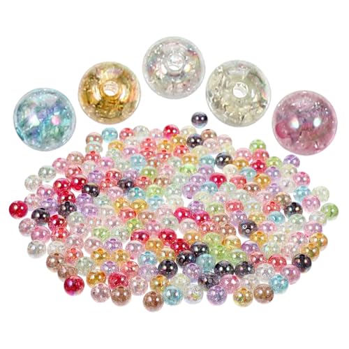 GALPADA 200 Stück Bunte Acryl Perlen Crackle Design Leichte DIY Schmuckperlen für Armbänder Halsketten Spacer Beads Bulk Zubehör zum Basteln und Schmuckherstellung GALPADA 200 Stück Bunte Acryl Perlen Crackle Design Leichte DIY Schmuckperlen für Armbänder Halsketten Spacer Beads Bulk Zubehör zum Basteln und Schmuckherstellung von GALPADA