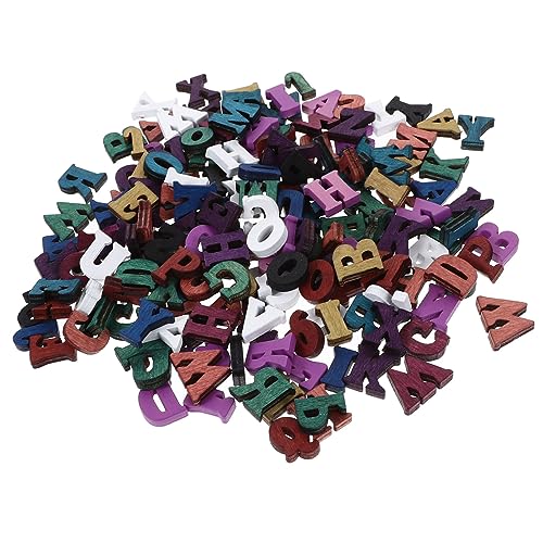 GALPADA 200 Stück Bunte Holzbuchstaben für DIY Geeignet für Kreative Bastelprojekte und Wohnkultur zum Aufhängen und Gestalten GALPADA 200 Stück Bunte Holzbuchstaben für DIY Geeignet für Kreative Bastelprojekte und Wohnkultur zum Aufhängen und Gestalten von GALPADA