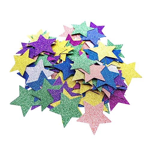 GALPADA 200 Stück Bunte Stern Konfetti aus Papier Wiederverwendbare DIY Dekoration für Partys Hochzeiten Weihnachten und Feiern Farbenfrohe Accessoires für Kreative Bastelprojekte von GALPADA