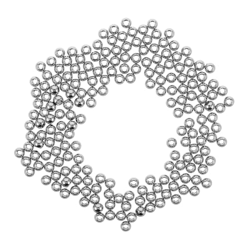 GALPADA 200 Stück Edelstahlperlen Abstandsperlen Zum Basteln Runde Abstandsperlen Hohle Runde Spacer Charme Perlen Schmuckzubehör Machen Silber Rostfreier Stahl GALPADA 200 Stück Edelstahlperlen Abstandsperlen Zum Basteln Runde Abstandsperlen Hohle Runde Spacer Charme Perlen Schmuckzubehör Machen Silber Rostfreier Stahl von GALPADA