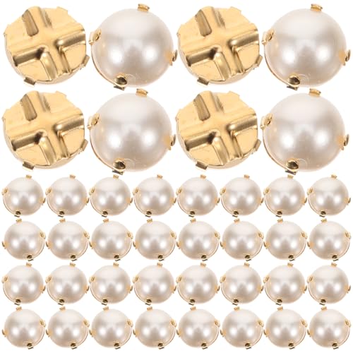 GALPADA 200 Stück Halbrunde Krallenperlen für DIY Kleidung Nähperlen Dekorative Materialien für Modeprojekte Elegantes Design für Bekleidungsaccessoires GALPADA 200 Stück Halbrunde Krallenperlen für DIY Kleidung Nähperlen Dekorative Materialien für Modeprojekte Elegantes Design für Bekleidungsaccessoires von GALPADA