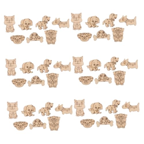 GALPADA 200 Stück Holz-tierformen zum Bemalen Unvollendete Katzen Hundesilhouetten aus Holz Glatte Kanten Vielseitige DIY Bastelmaterialien für Wanddekoration Halloween und GALPADA 200 Stück Holz-tierformen zum Bemalen Unvollendete Katzen Hundesilhouetten aus Holz Glatte Kanten Vielseitige DIY Bastelmaterialien für Wanddekoration Halloween und von GALPADA