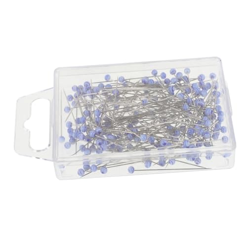 GALPADA 200 Stück Stecknadeln mit Kopf Pinnnadeln mit Spitze Stabile Locating Pins für Nähen Quilten und Hochzeitsblumensträuße Bunt Langlebig Inklusive Aufbewahrungsbox von GALPADA