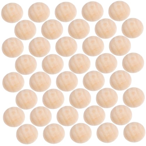 GALPADA 200 Stück Teiliges Halbe Holzperlen Natürliche Holz halbkugeln für DIY Schmuck Basteln Deko Halbkugel bastelperlen Vielseitig Verwendbar GALPADA 200 Stück Teiliges Halbe Holzperlen Natürliche Holz halbkugeln für DIY Schmuck Basteln Deko Halbkugel bastelperlen Vielseitig Verwendbar von GALPADA