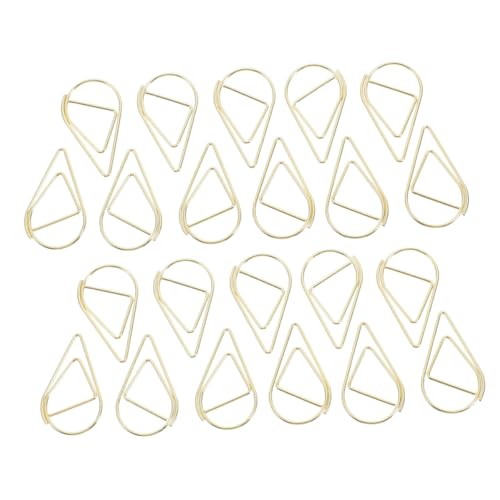 GALPADA 200 Stück Teiliges Kleine Goldene Büroklammern in Tropfenform Robuste Metallclips mit Sicherem Halt für Dokumente Fotos und Bastelprojekte als Lesezeichen und Organizer GALPADA 200 Stück Teiliges Kleine Goldene Büroklammern in Tropfenform Robuste Metallclips mit Sicherem Halt für Dokumente Fotos und Bastelprojekte als Lesezeichen und Organizer von GALPADA