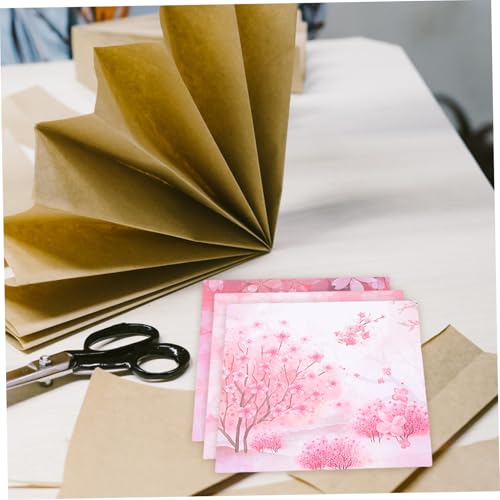 GALPADA 200 Stück Teiliges Origami Bastelpapier Quadratisch Doppelseitig Bedruckt Stabiles Papier für DIY Handarbeiten Scrapbooking und Kreative Bastelprojekte Geeignet für Anfänger und von GALPADA