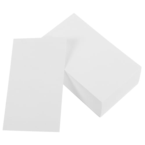 GALPADA 200Stücke Blankokarten für Kartengestaltung Leere Notizkarten für DIY Projekte Boxen mit Karten für Vokabeln Nachrichten und Scrapbooking von GALPADA