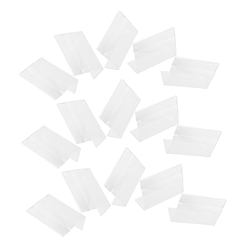 GALPADA 20Stücke Form Acryl Preisschild Displayständer Transparente Zeichenhalter für Preisschilder Menüs und Produktanzeigen Geschäften und Messen GALPADA 20Stücke Form Acryl Preisschild Displayständer Transparente Zeichenhalter für Preisschilder Menüs und Produktanzeigen Geschäften und Messen von GALPADA