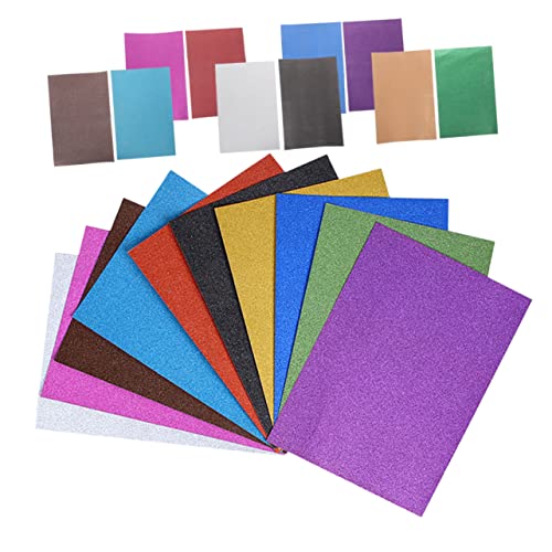 GALPADA 20Stücke Glitzer Bastelpapier Selbstklebendes Glitzerpapier für DIY Scrapbooking und Bastelprojekte für Kindergeburtstage und Feiern GALPADA 20Stücke Glitzer Bastelpapier Selbstklebendes Glitzerpapier für DIY Scrapbooking und Bastelprojekte für Kindergeburtstage und Feiern von GALPADA