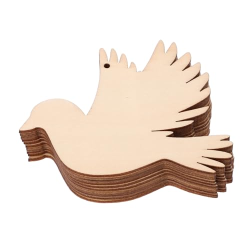 GALPADA 20Stücke Holzvögel zum Basteln Hängende Tauben Ornamente mit Schnur für DIY Projekte und Geburtstagsdekorationen Bemalbar und Vielseitig Einsetzbar GALPADA 20Stücke Holzvögel zum Basteln Hängende Tauben Ornamente mit Schnur für DIY Projekte und Geburtstagsdekorationen Bemalbar und Vielseitig Einsetzbar von GALPADA