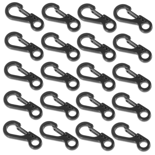 GALPADA 20Stücke Mini Karabiner Clips Kleine Schnellverschluss Clip für Schmuck und Schlüsselanhänger Rostbeständig für Armbänder GALPADA 20Stücke Mini Karabiner Clips Kleine Schnellverschluss Clip für Schmuck und Schlüsselanhänger Rostbeständig für Armbänder von GALPADA