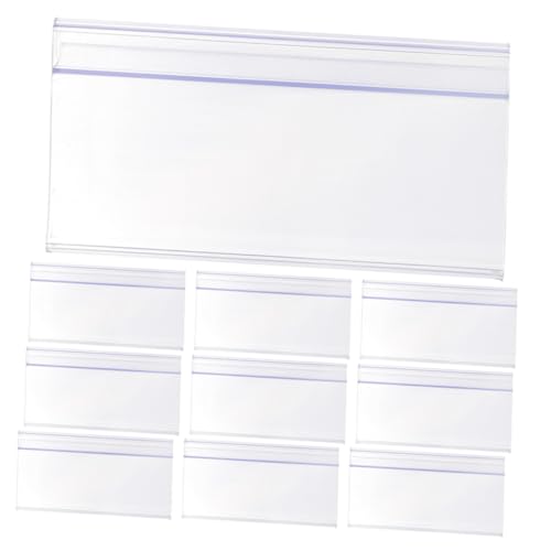 GALPADA 20Stücke Transparente Kunststoff Etikettenhalter für Preisschilder Stabile Regalbeschriftung für Supermärkte und Apotheken Einfach zu Wechseln Langlebig GALPADA 20Stücke Transparente Kunststoff Etikettenhalter für Preisschilder Stabile Regalbeschriftung für Supermärkte und Apotheken Einfach zu Wechseln Langlebig von GALPADA
