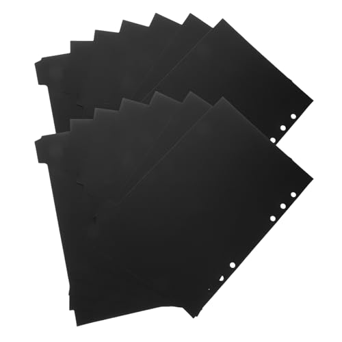 GALPADA 21 Stück Teiliges Trennblätter mit Abnehmbaren Etiketten für Ringbinder Flexible Organizer für Schule Büro und Persönliche Nutzung Erleichtert das Sortieren und Priorisieren von GALPADA