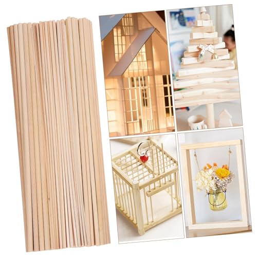 GALPADA 215 Stk Unbehandelte Holzstäbe Rundstäbe Teiliges Birkenholz Stabile Holzleisten für Basteln DIY Modellbau Dekoration Handwerk GALPADA 215 Stk Unbehandelte Holzstäbe Rundstäbe Teiliges Birkenholz Stabile Holzleisten für Basteln DIY Modellbau Dekoration Handwerk von GALPADA