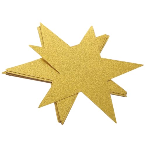 GALPADA 24 Stück Handgeschnittenes Papier Dekorationszubehör Für Postertafeln Papiersterne Dekoration Tischdekorationen Für Partys Sterne Für Schwarzes Brett Geburtstag Konfetti Golden GALPADA 24 Stück Handgeschnittenes Papier Dekorationszubehör Für Postertafeln Papiersterne Dekoration Tischdekorationen Für Partys Sterne Für Schwarzes Brett Geburtstag Konfetti Golden von GALPADA