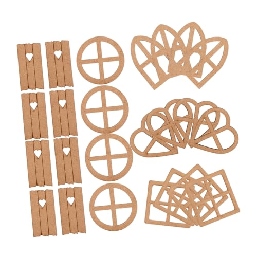 GALPADA 24 Stück Holzscheiben für DIY Unvollendete Holzverzierungen Naturholz für Bastelprojekte Dekoration und Kreative Handarbeiten von GALPADA