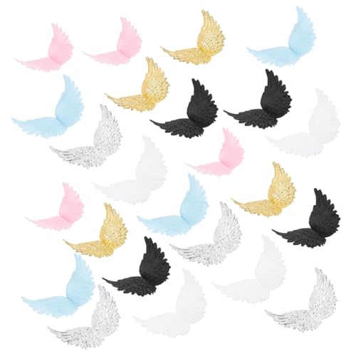 GALPADA 24 Stück Teiliges Bunte Engel Flügel Kunststoff Dekorationen DIY Bastel Zubehör für Kuchen Schmuck Haarschmuck Kreative Handwerksprojekte GALPADA 24 Stück Teiliges Bunte Engel Flügel Kunststoff Dekorationen DIY Bastel Zubehör für Kuchen Schmuck Haarschmuck Kreative Handwerksprojekte von GALPADA