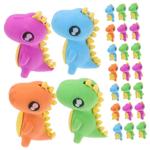 GALPADA 24 Stück Teiliges Dinosaurier Radiergummi Mini Radiergummis für Bunte Kleine Tier Radierer für Grundschule Klassenraum Preise und Belohnungen GALPADA 24 Stück Teiliges Dinosaurier Radiergummi Mini Radiergummis für Bunte Kleine Tier Radierer für Grundschule Klassenraum Preise und Belohnungen von GALPADA